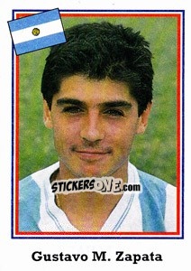 Sticker Gustavo M. Zapata - World Cup USA 1994 n. 226 - Euroflash