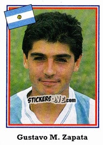 Sticker Gustavo M. Zapata - World Cup USA 1994 - Euroflash