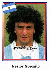 Sticker Nestor Gorosito - World Cup USA 1994 - Euroflash