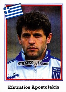 Sticker Efstratios Apostolakis - World Cup USA 1994 n. 238 - Euroflash