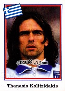 Sticker Thanasis Kolitzidakis - World Cup USA 1994 - Euroflash
