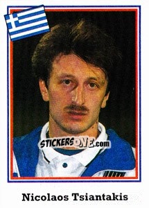 Sticker Nicolaos Tsiantakis - World Cup USA 1994 n. 244 - Euroflash