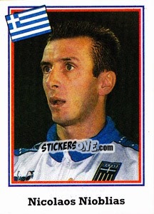 Sticker Nicolaos Nioblias - World Cup USA 1994 - Euroflash