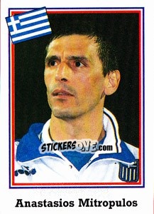 Sticker Anastasios Mitropulos - World Cup USA 1994 - Euroflash