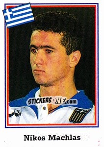 Sticker Nikos Machlas - World Cup USA 1994 - Euroflash