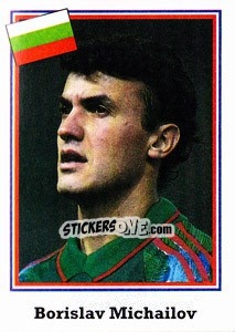 Sticker Borislav Michailov - World Cup USA 1994 - Euroflash
