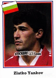 Sticker Zlatko Yankov - World Cup USA 1994 - Euroflash