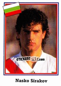 Sticker Nasko Sirakov - World Cup USA 1994 n. 262 - Euroflash