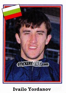 Sticker Ivailo Yordanov - World Cup USA 1994 - Euroflash