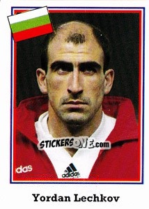 Sticker Yordan Lechkov - World Cup USA 1994 - Euroflash