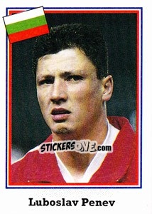 Sticker Luboslav Penev - World Cup USA 1994 - Euroflash