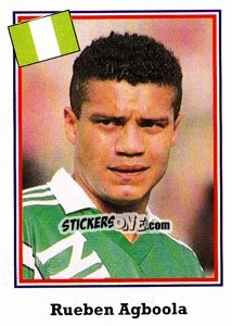 Sticker Rueben Agboola - World Cup USA 1994 - Euroflash