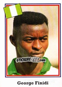 Sticker George Finidi - World Cup USA 1994 - Euroflash