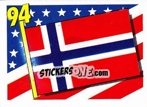 Sticker Norway - World Cup USA 1994 n. 287 - Euroflash