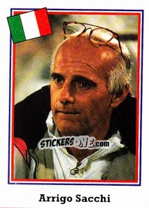 Cromo Arrigo Sacchi - World Cup USA 1994 - Euroflash