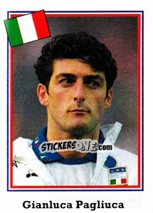Sticker Gianluca Pagliuca - World Cup USA 1994 - Euroflash