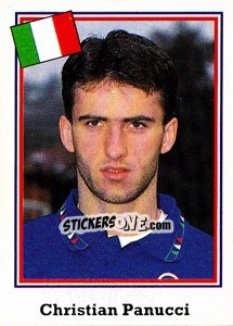 Sticker Christian Panucci - World Cup USA 1994 - Euroflash