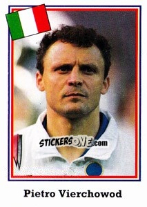 Sticker Pietro Vierchowod - World Cup USA 1994 - Euroflash