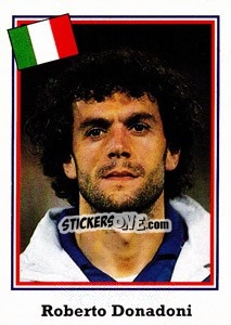 Sticker Roberto Donadoni - World Cup USA 1994 - Euroflash