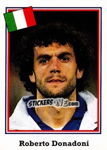 Figurina Roberto Donadoni - World Cup USA 1994 - Euroflash