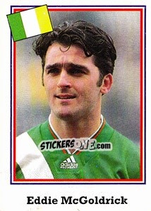 Sticker Eddie McGoldrick - World Cup USA 1994 - Euroflash