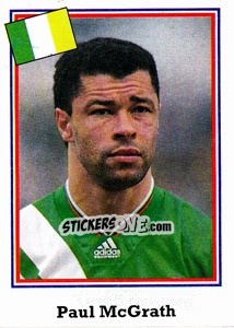 Sticker Paul McGrath - World Cup USA 1994 n. 315 - Euroflash