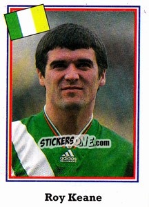 Sticker Roy Keane - World Cup USA 1994 - Euroflash