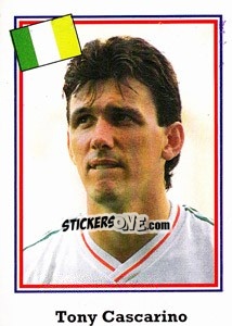 Cromo Tony Cascarino - World Cup USA 1994 - Euroflash