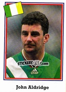 Sticker John Aldridge - World Cup USA 1994 n. 321 - Euroflash