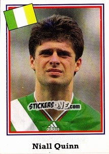 Sticker Niall Quinn - World Cup USA 1994 n. 322 - Euroflash