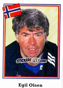 Sticker Egil Olsen - World Cup USA 1994 - Euroflash