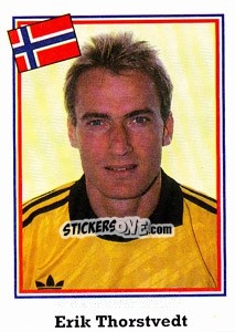Cromo Erik Thorstvedt - World Cup USA 1994 - Euroflash