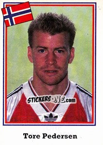Sticker Tore Pedersen - World Cup USA 1994 - Euroflash