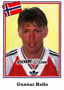 Sticker Gunnar Halle - World Cup USA 1994 - Euroflash