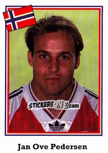 Cromo Jan Ove Pedersen - World Cup USA 1994 - Euroflash