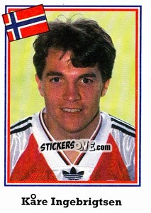 Sticker Kare Ingebrigtsen - World Cup USA 1994 - Euroflash