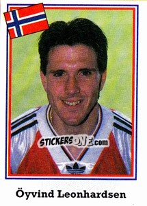 Sticker Oyvind Leonhardsen - World Cup USA 1994 - Euroflash