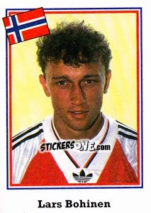 Cromo Lars Bohinen - World Cup USA 1994 - Euroflash