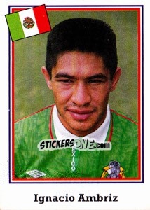 Cromo Ignacio Ambriz - World Cup USA 1994 - Euroflash