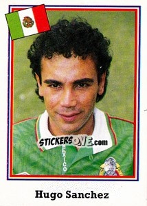 Sticker Hugo Sanchez - World Cup USA 1994 n. 350 - Euroflash