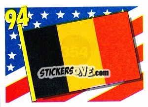 Sticker Belgium - World Cup USA 1994 - Euroflash