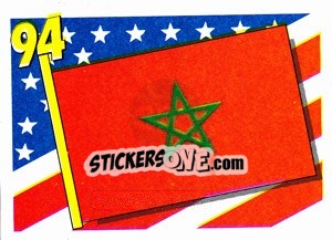 Sticker Morocco - World Cup USA 1994 - Euroflash