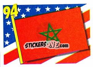 Sticker Morocco - World Cup USA 1994 n. 355 - Euroflash