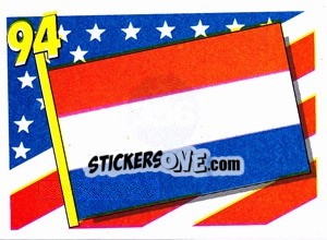 Sticker Netherlands - World Cup USA 1994 n. 356 - Euroflash