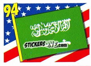 Sticker Saudi Arabia - World Cup USA 1994 n. 357 - Euroflash