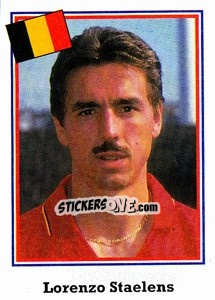 Cromo Lorenzo Staelens - World Cup USA 1994 - Euroflash