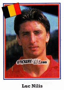 Sticker Luc Nilis - World Cup USA 1994 - Euroflash