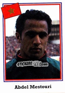 Sticker Abdel Mestouri - World Cup USA 1994 n. 384 - Euroflash
