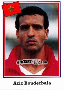 Sticker Aziz Bouderbala - World Cup USA 1994 - Euroflash