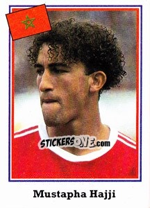 Sticker Mustapha Hajji - World Cup USA 1994 - Euroflash